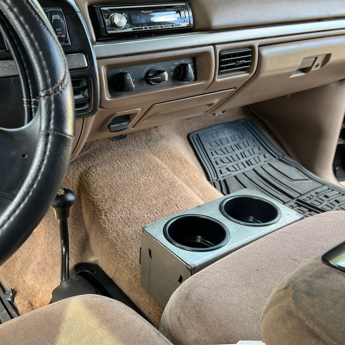 JC Customs Console Cup Holder 92-97 Ford F-250/F-350
