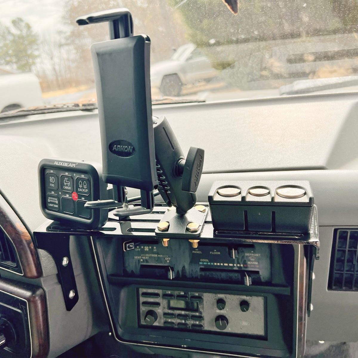 JC Customs Dash Accessory Shelf 87-91 Ford F-250/F-350
