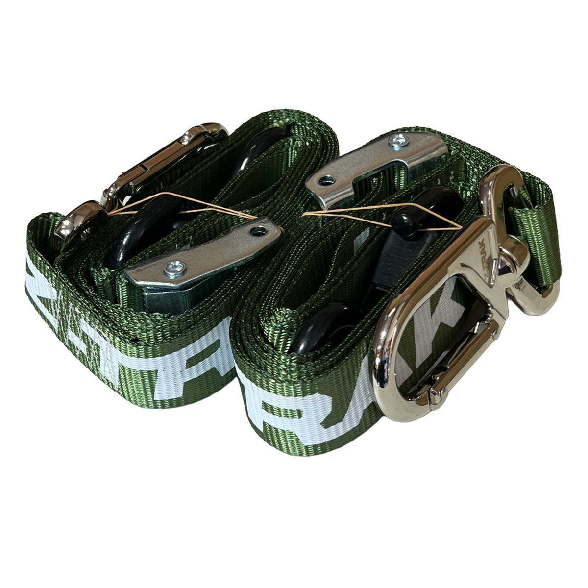 Soft Loop Tie-Down Straps With Swivel Hooks