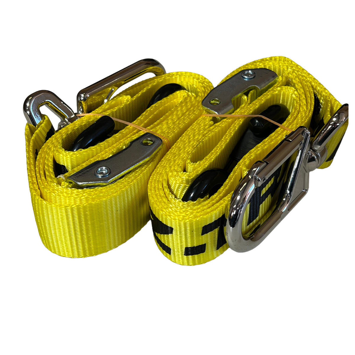 Soft Loop Tie-Down Straps With Swivel Hooks