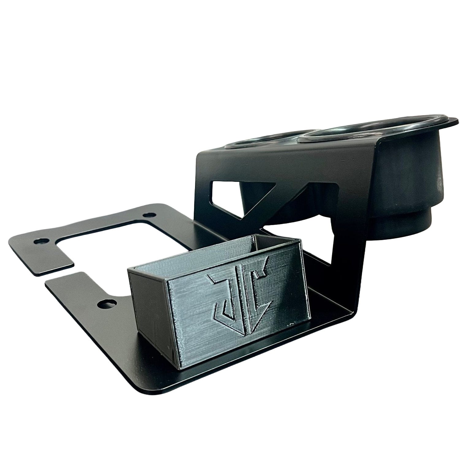 JC Customs Shifter Mounted Cup Holder 92-97 Ford F-250/F-350