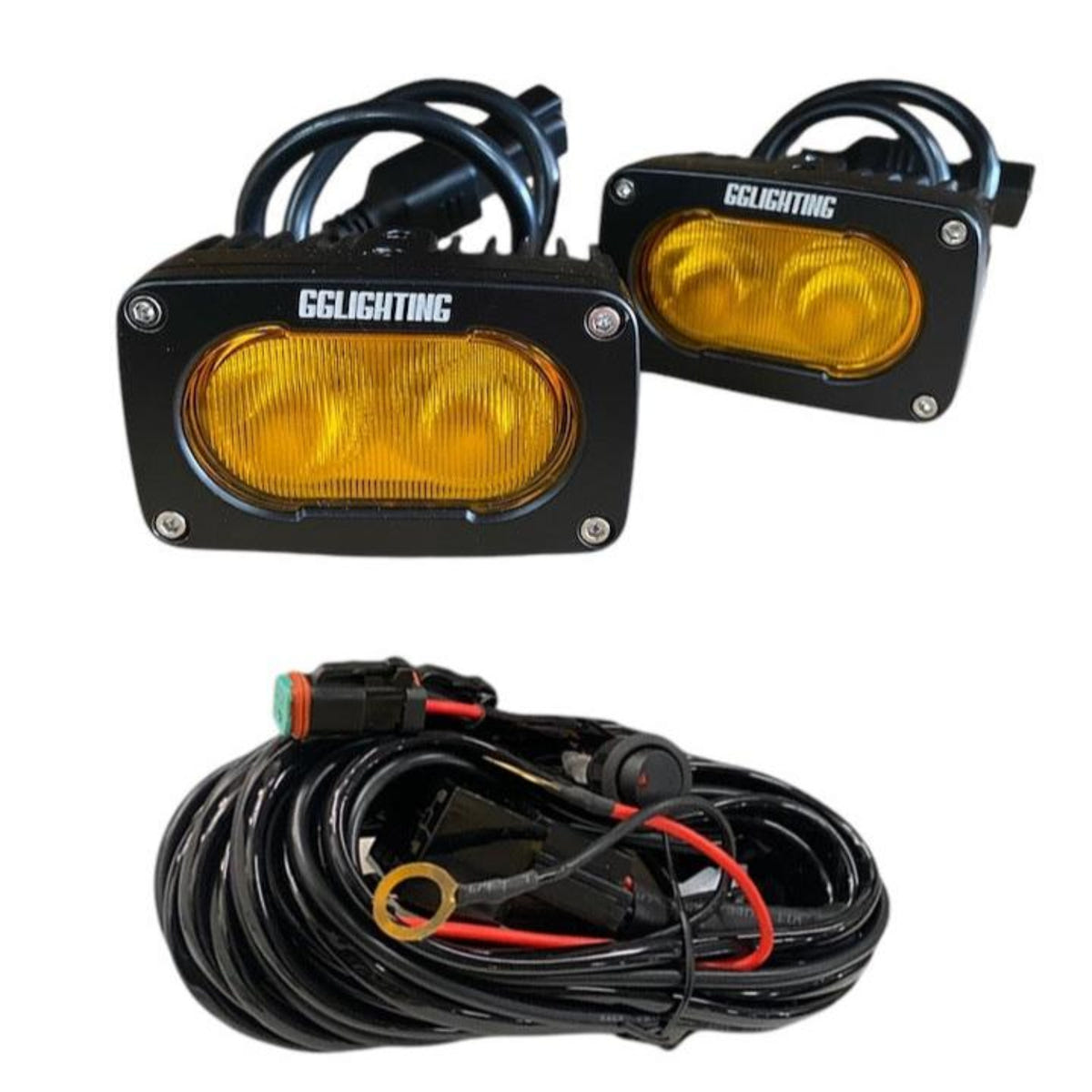GG Lighting GP10 Amber LED Pod Light Bundle