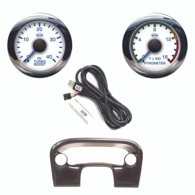 Isspro EV2 Column Kit With Pyrometer and Turbo Boost Gauges for 99-04 Ford 7.3 and 6.0L Powerstroke