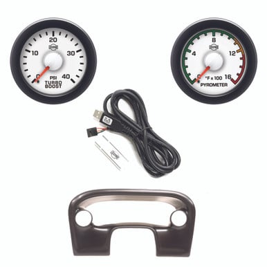 Isspro EV2 Column Kit With Pyrometer and Turbo Boost Gauges for 99-04 Ford 7.3 and 6.0L Powerstroke
