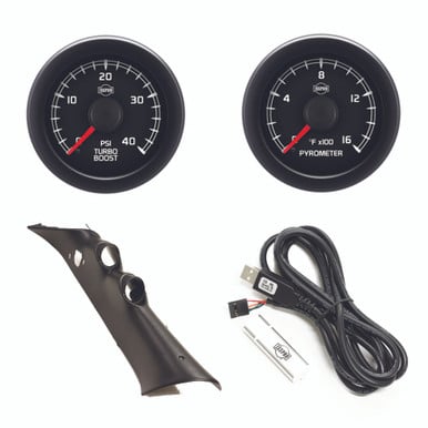 Isspro EV2 Pillar Kit With Pyrometer and Boost for 07.5-14 GM 6.6L Duramax
