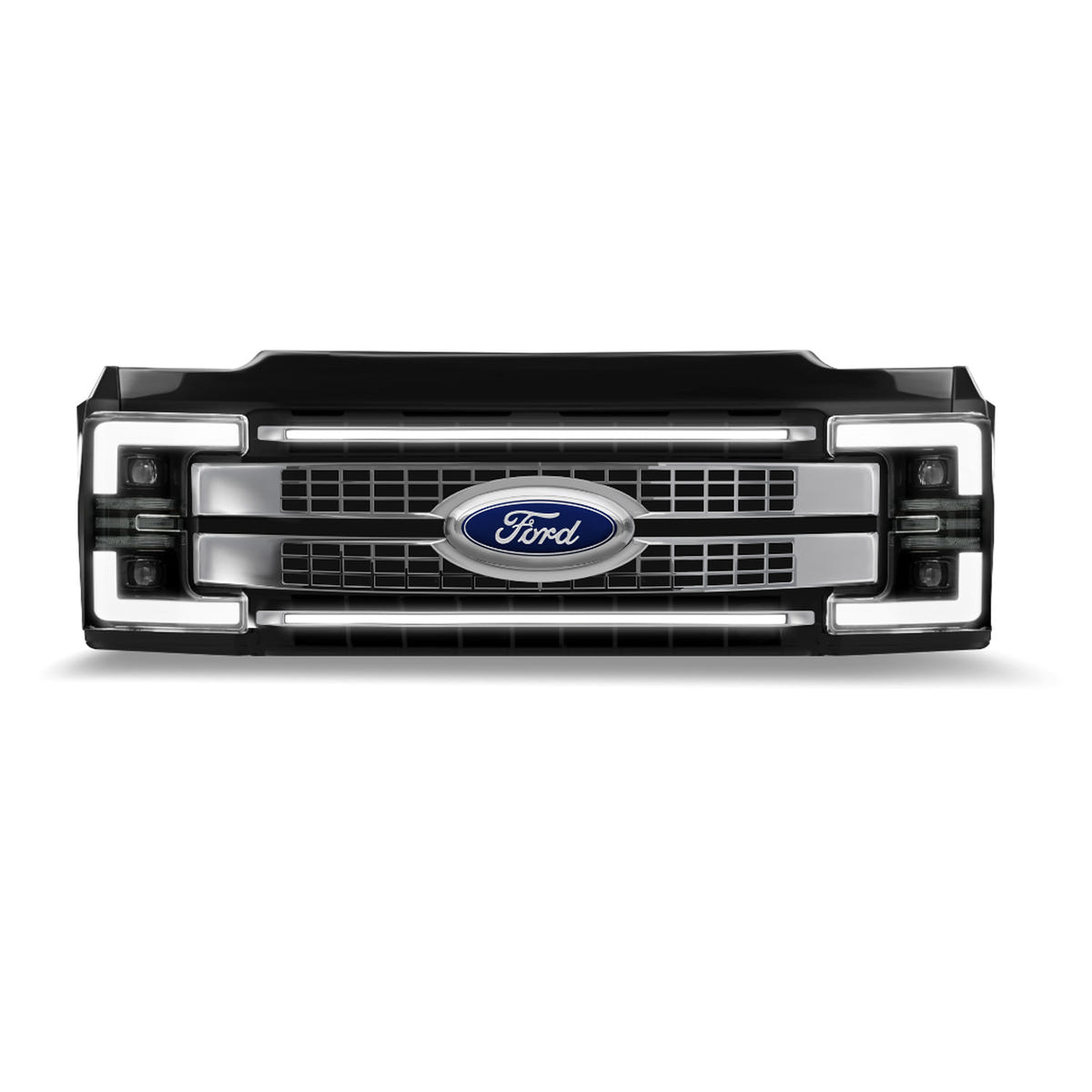 Sick Diesel Ghost LED Grille Light Bar 17-19 Ford F-250/350 Platinum 