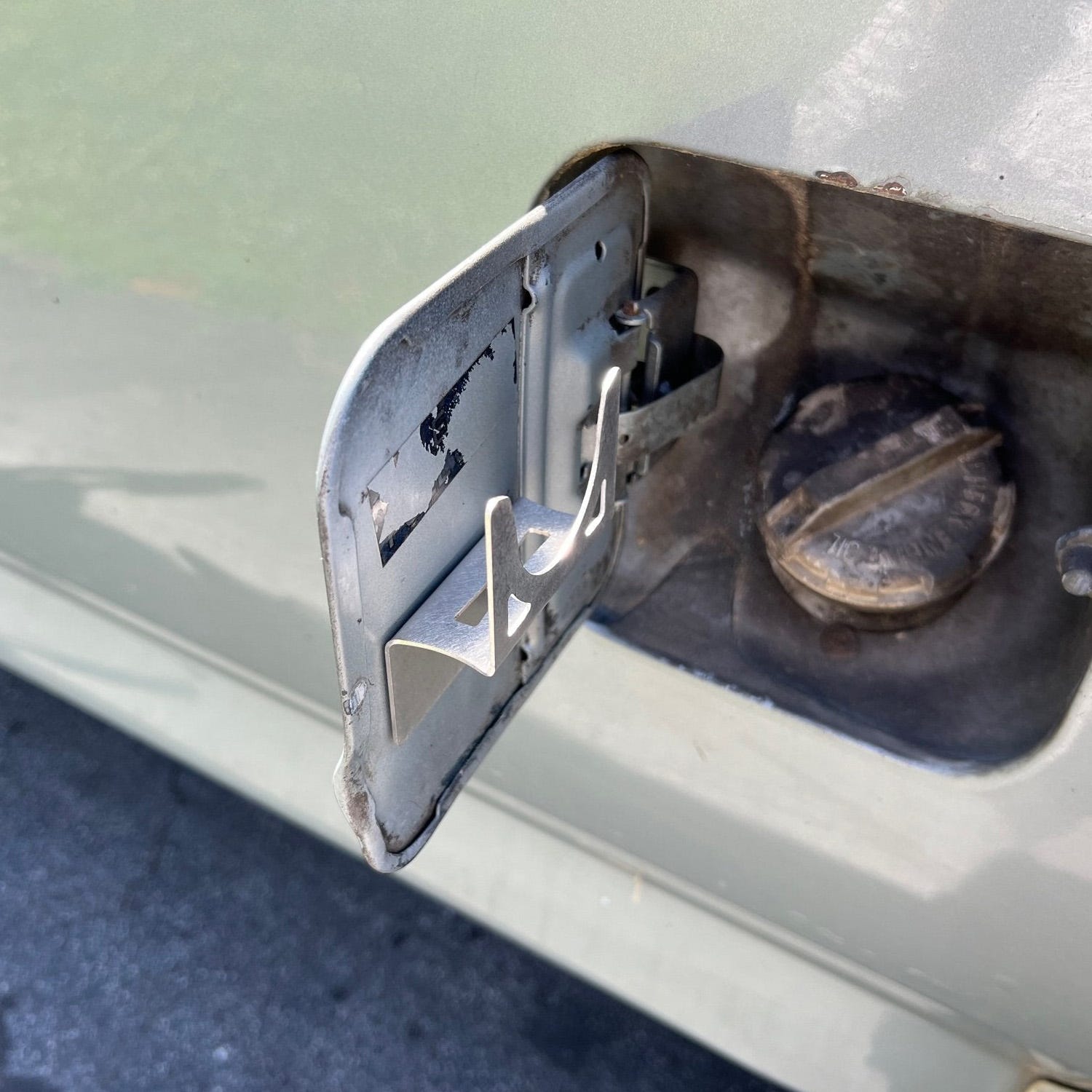 JC Customs Gas Cap Holder 80-97 Ford F-250/F-350