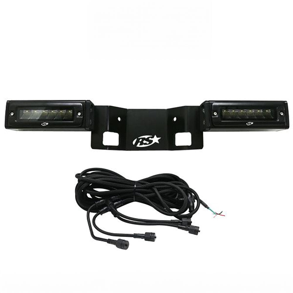 Race Sport Lighting Hitch Bar Reverse 7" LED Light Blacked Out for 20-23 Jeep Gladiator JT