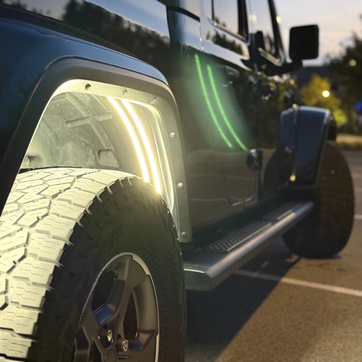 Sick Diesel Fender-Well LED Light Kit 20-25 Jeep Gladiator JT