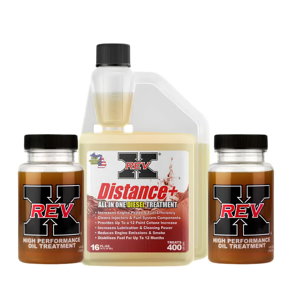 REV X Original Diesel Kit for fuel system lubrication, engine cleaning, and diesel performance