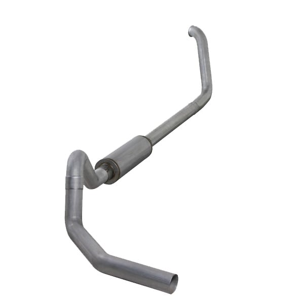 Diamond Eye 4" Aluminized Turbo Back Single Exhaust for 00-03 7.3L Ford Powerstroke Cab &amp; Chassis