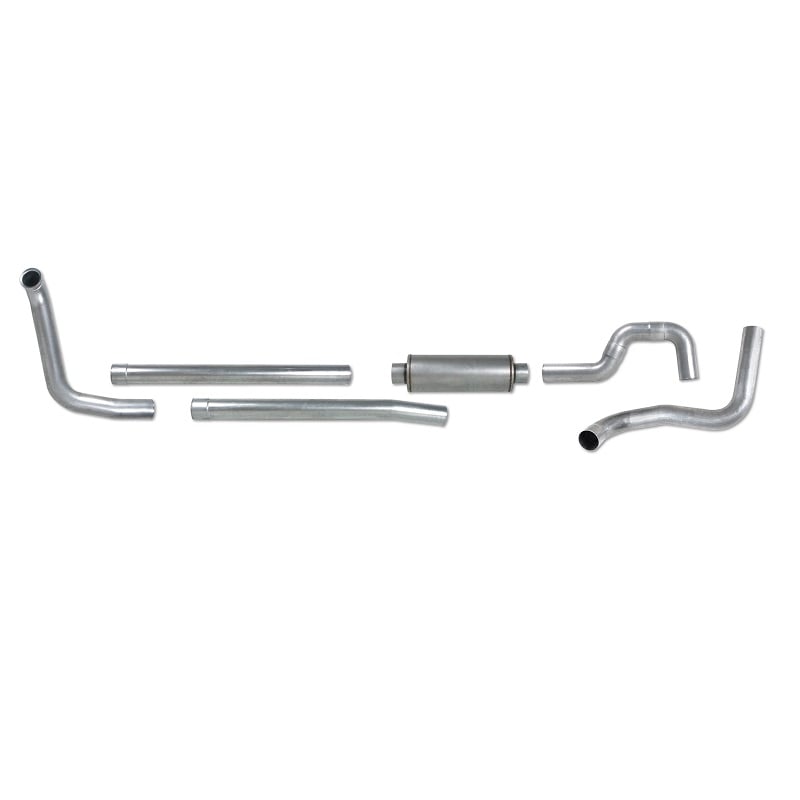 Diamond Eye 4" Aluminized Turbo Back Single Outlet Exhaust for 00-03 7.3L Ford F-450 Powerstroke