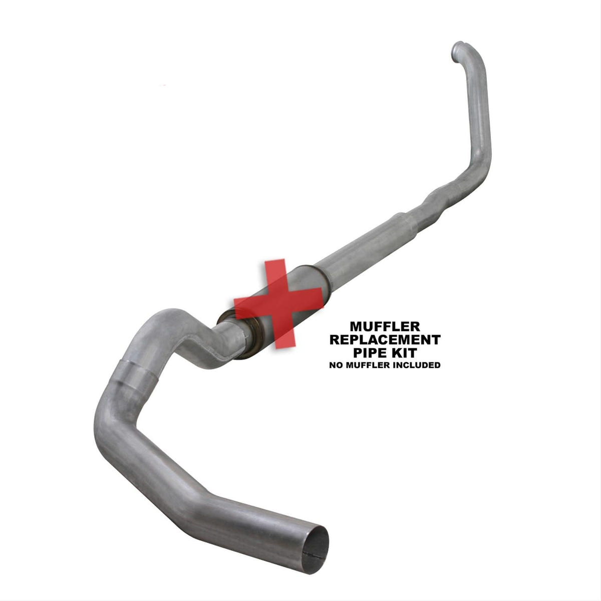 Diamond Eye 5" Aluminized Turbo Back Single Outlet Exhaust for 00-03 7.3L Ford Powerstroke
