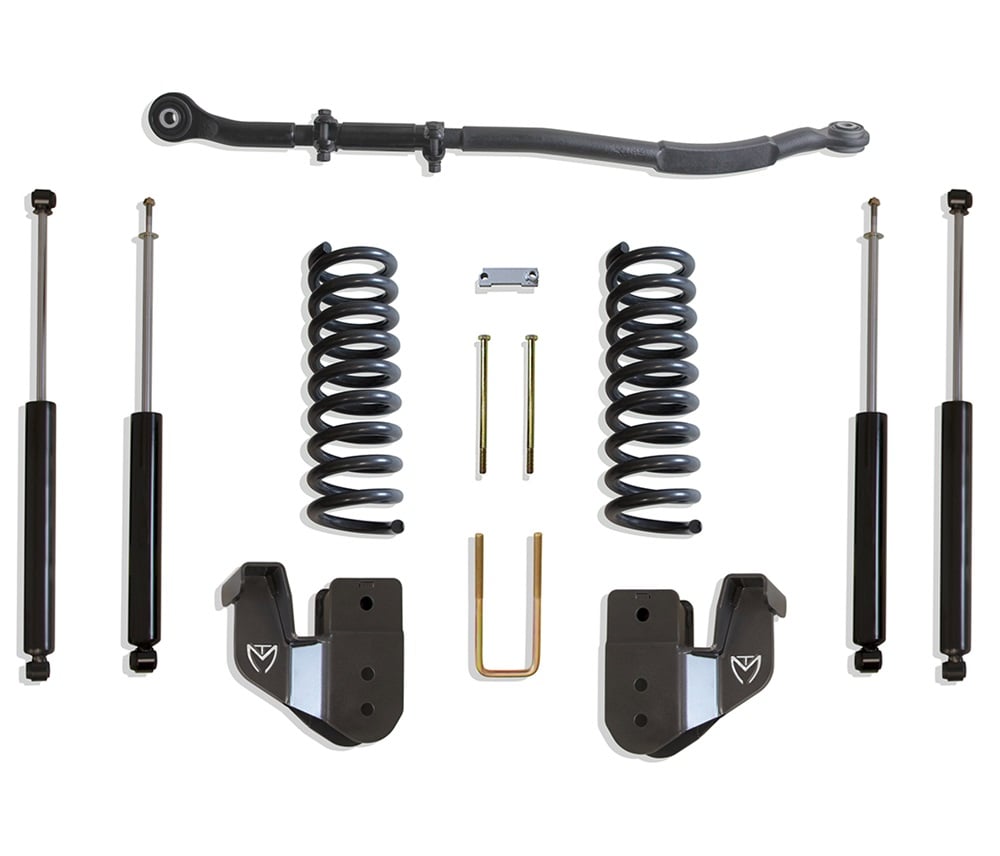 MaxTrac 2.5" Coil Spring 4-Link Shock Leveling Kit for 14-24 Ram 6.7L Cummins 2500 and 3500 4WD