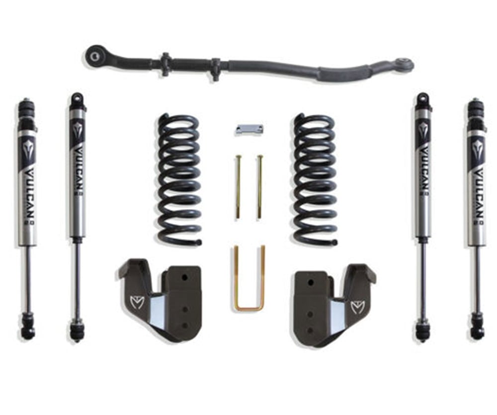 MaxTrac 2.5" Coil Spring 4-Link Shock Leveling Kit for 14-24 Ram 6.7L Cummins 2500 and 3500 4WD