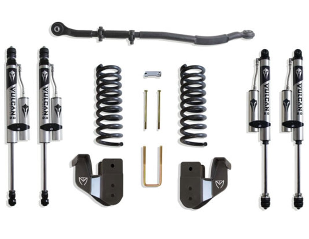 MaxTrac 2.5" Coil Spring 4-Link Shock Leveling Kit for 14-24 Ram 6.7L Cummins 2500 and 3500 4WD