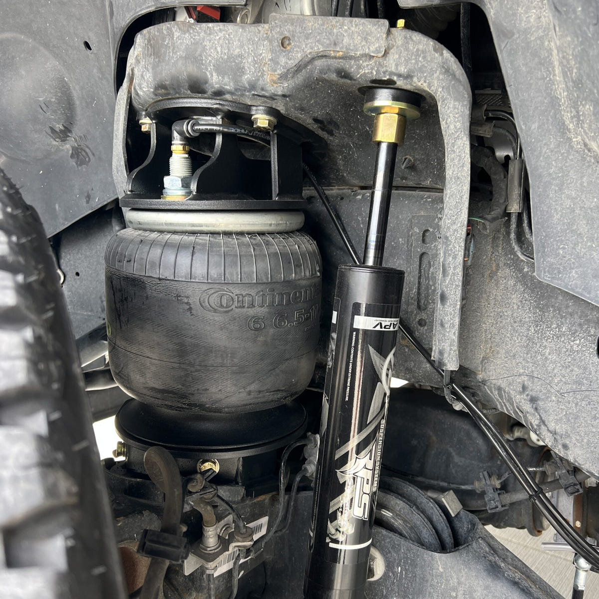 Kelderman 2-Stage Stock Height Front Air Suspension Kit for 19-22 Ram 2500 and 3500 4WD