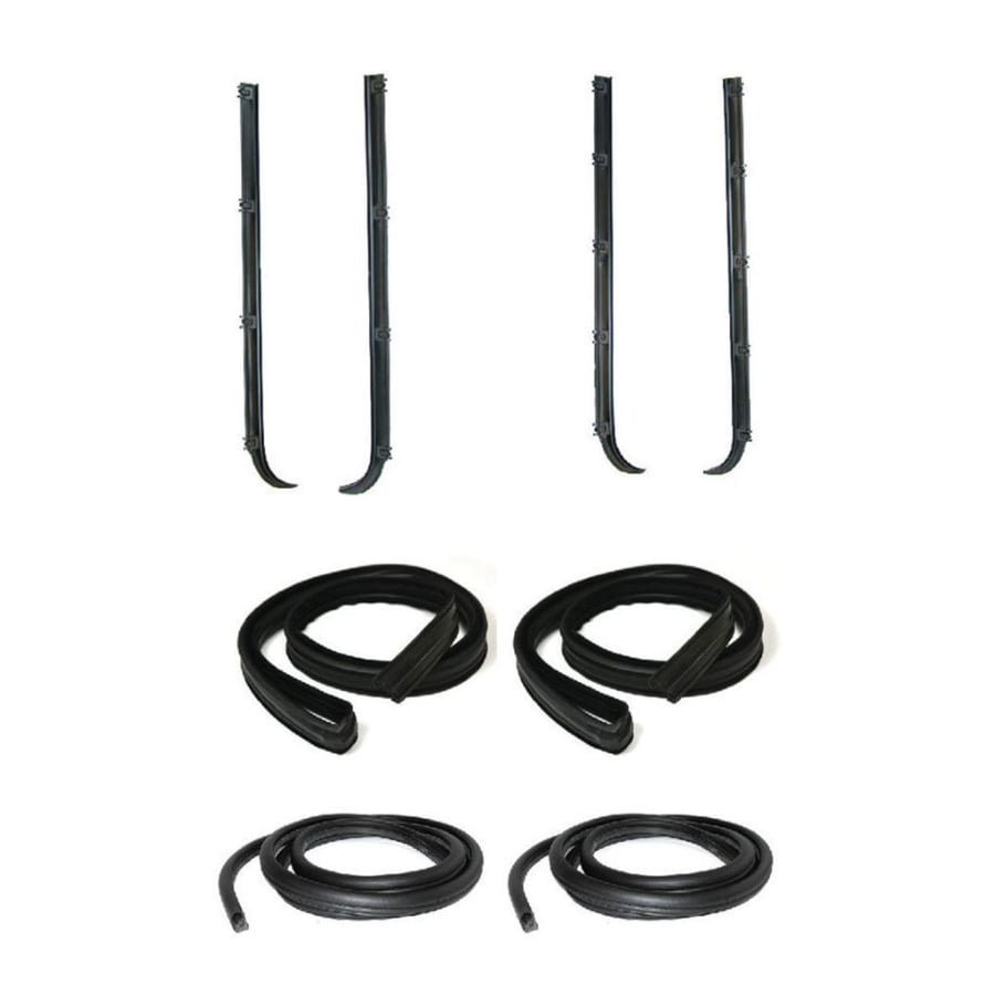 Fairchild Belt, Door, and Window Channel Weatherstrip Kit Drv &amp; Pass Side for 87-97 Ford F-250 and F-350