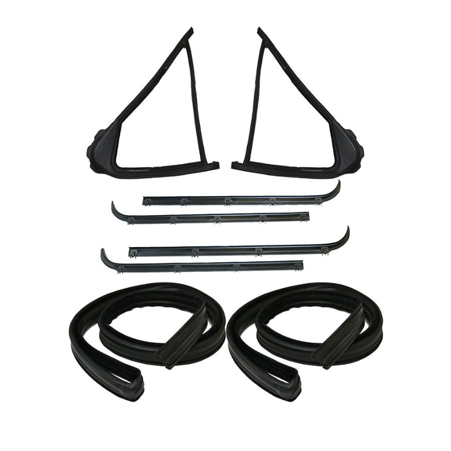 Fairchild Belt, Vent Window, &amp; Door Window Channel Weatherstrip Seal Kit for 92-96 Ford F-250 and F-350