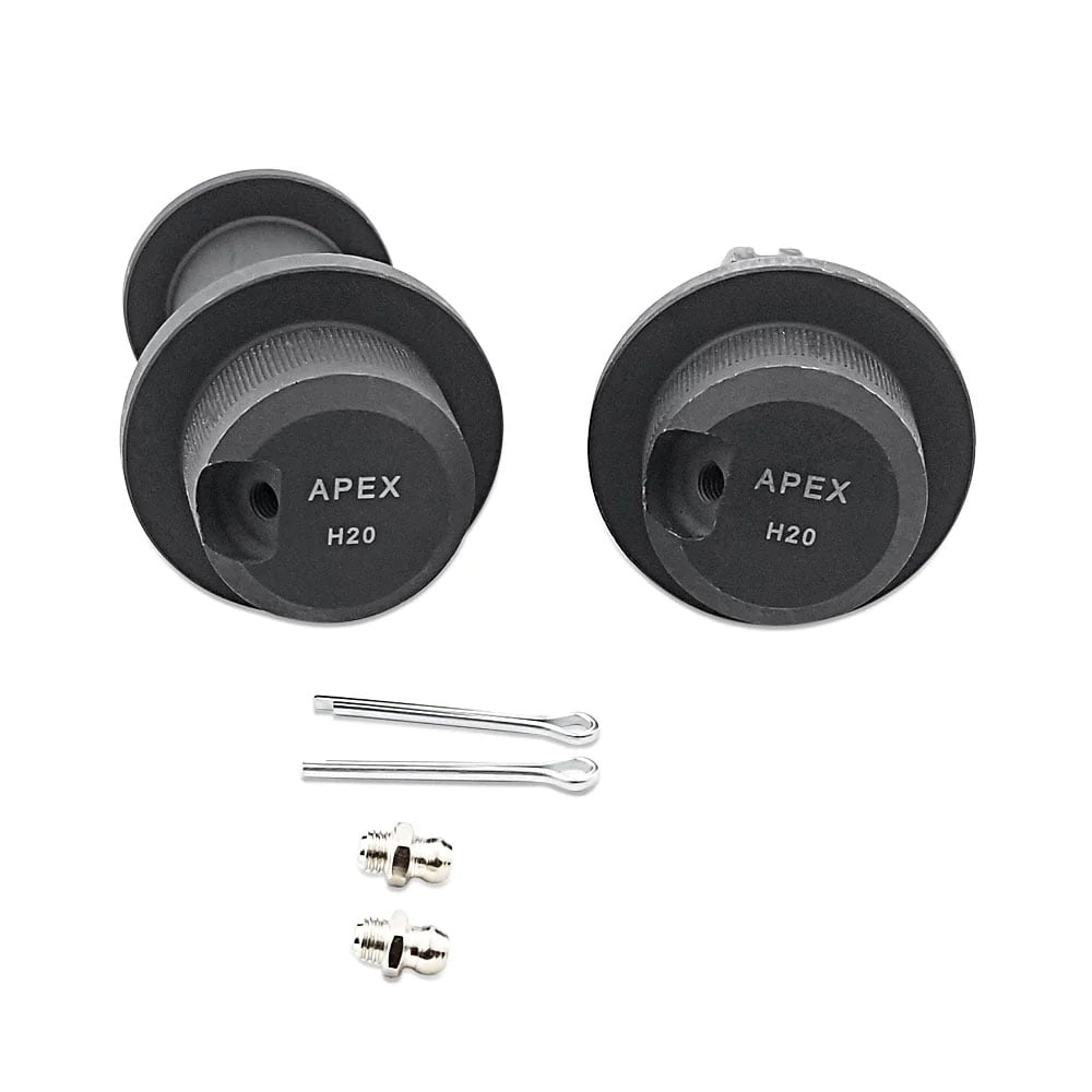 Apex Chassis Super Heavy Duty 1 Upper and 1 Lower Ball Joint Set for 18-23 Jeep Wrangler JL JT