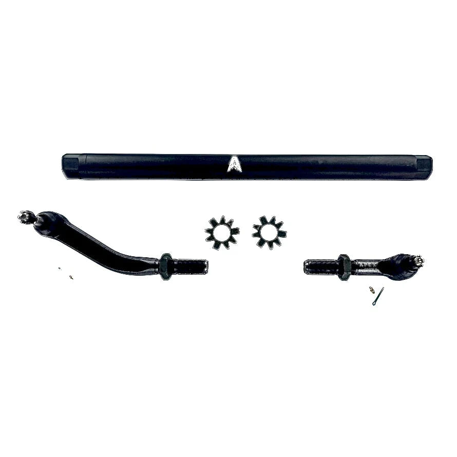 Apex Chassis Black Aluminum Drag Link for 18-23 Jeep Wrangler JL and JT