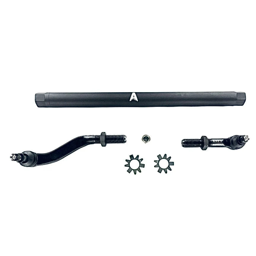 Apex Chassis Black Aluminum Drag Link for 18-23 Jeep Wrangler JL and JT