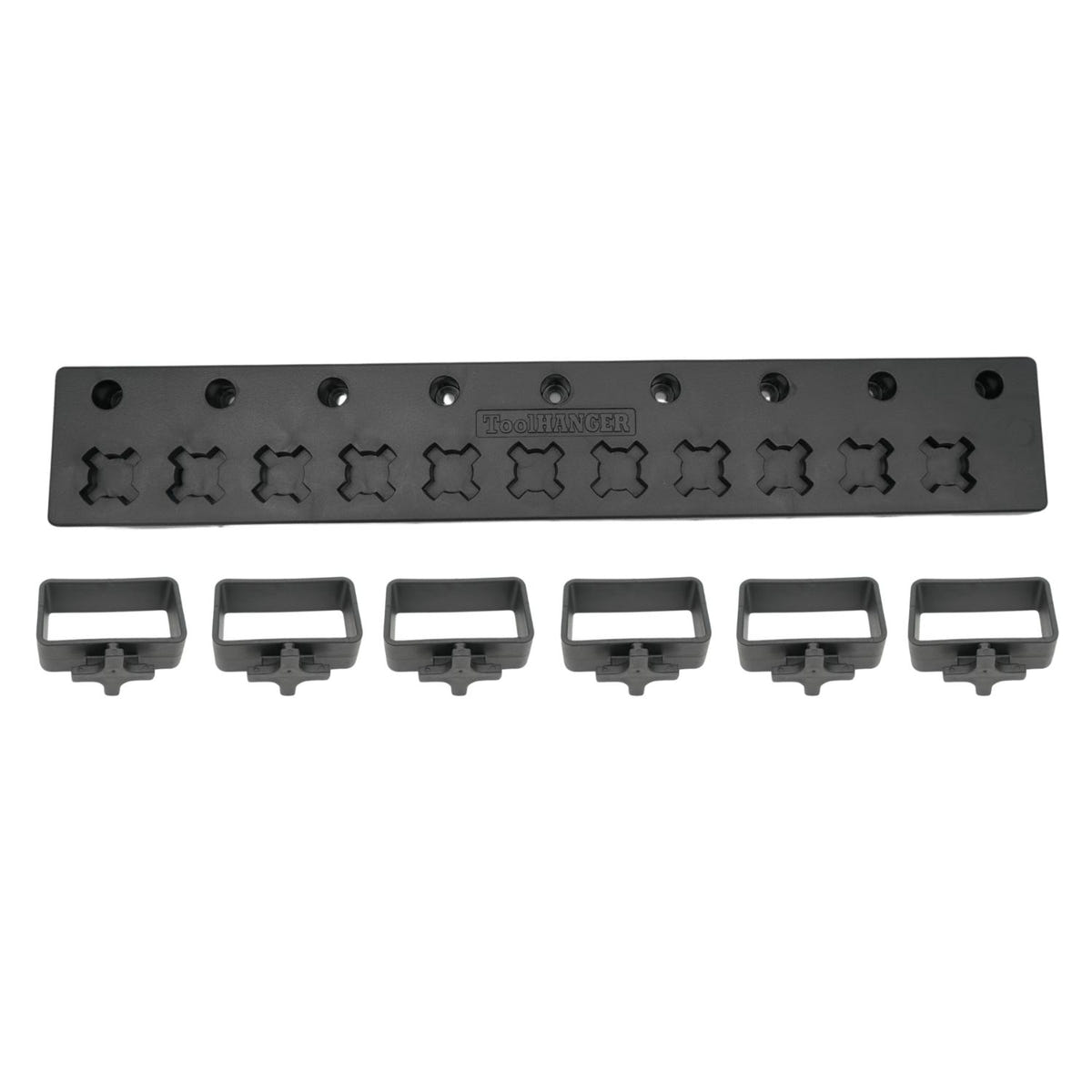 ToolHanger magnetic plier vertical hanger set with 1-row magnetic organization board