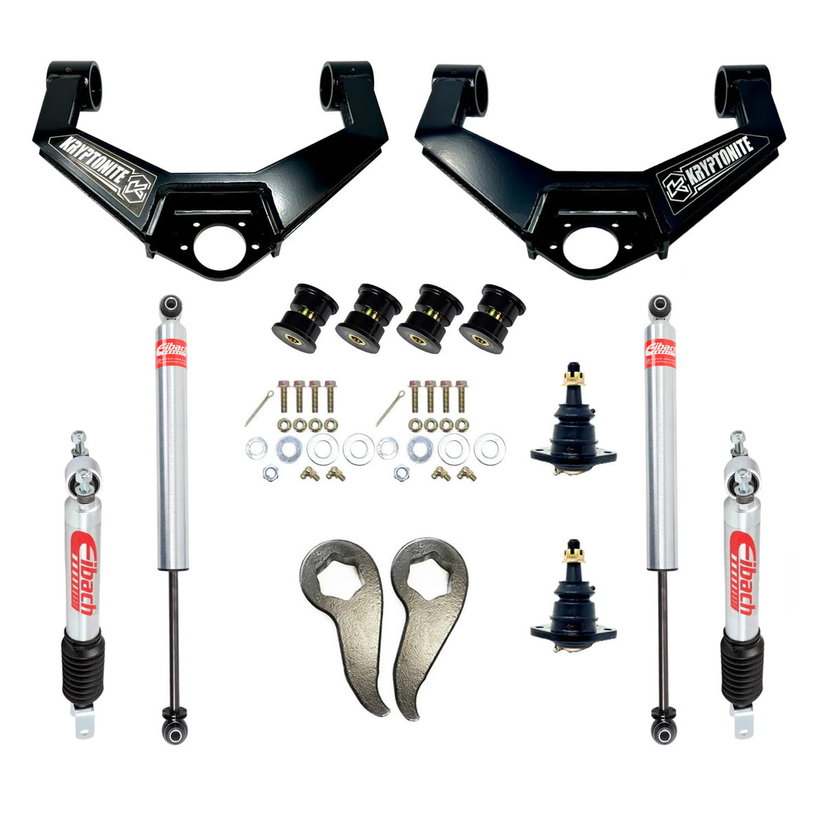 Kryptonite Stage 3 Leveling Kit with Eibach Shocks 11-19 GM 2500HD/3500HD