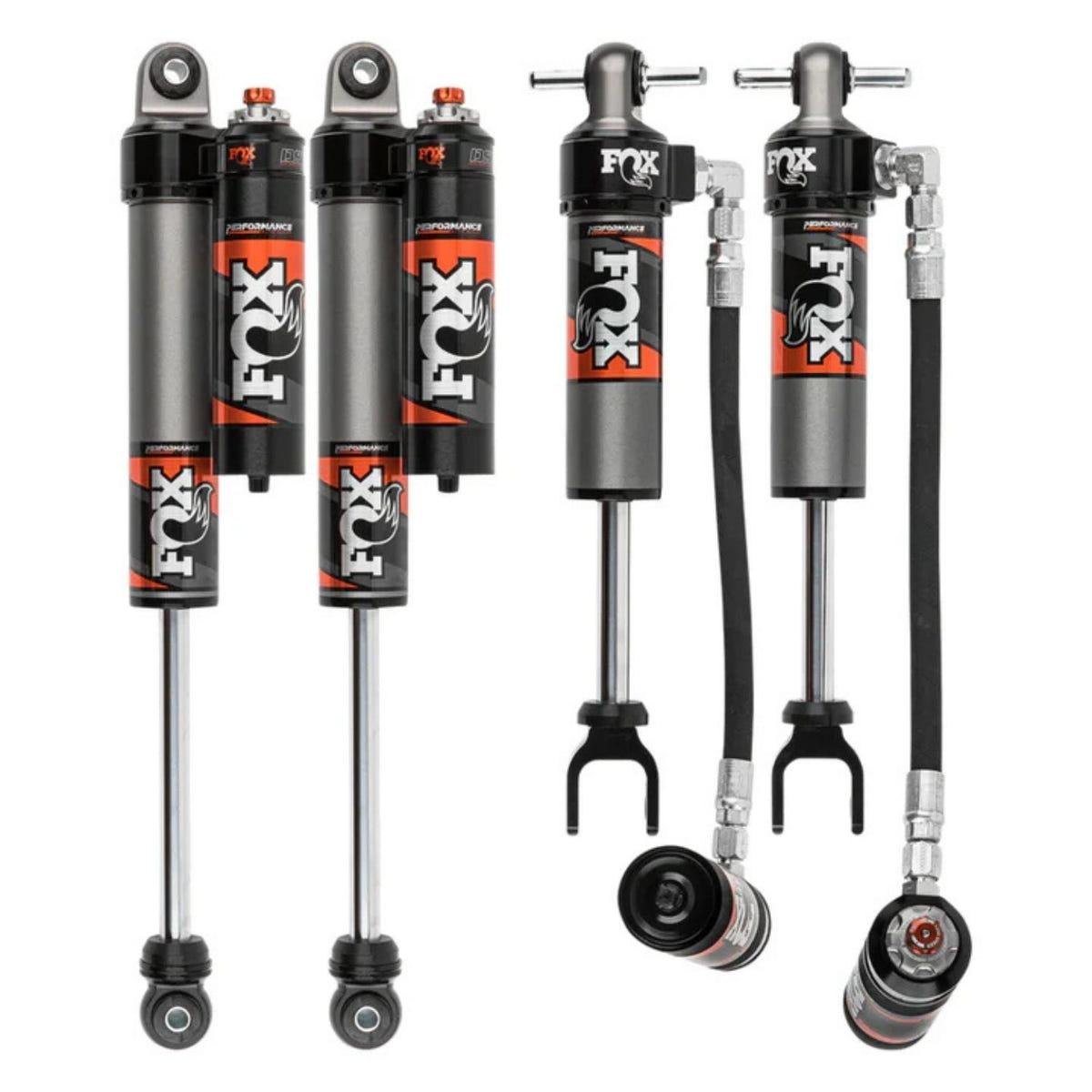 2020-2026 Chevy Silverado and GMC Sierra HD Stage 3 leveling kit with FOX 2.5 shocks