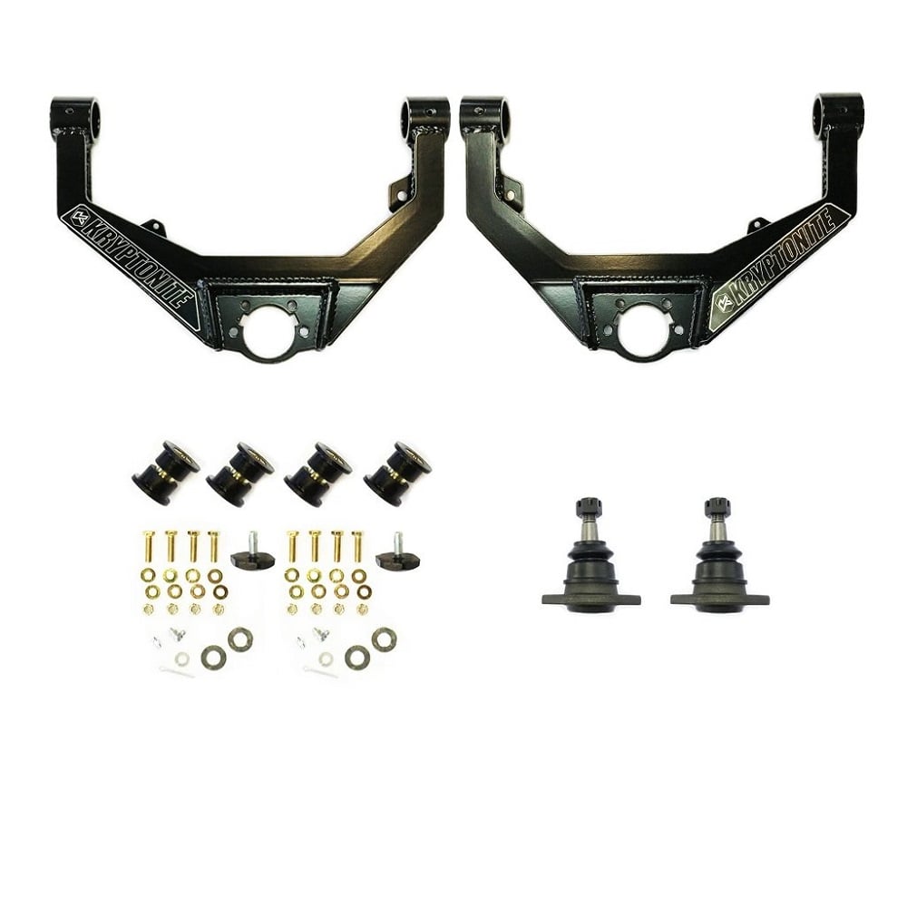 Kryptonite Upper Control Arm Kit for 01-10 GM 2500HD and 3500