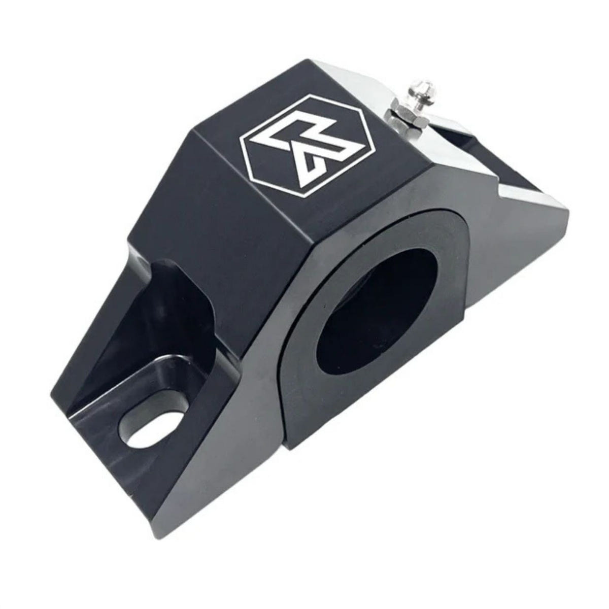 Heavy-duty greaseable sway bar brackets with polyurethane bushings