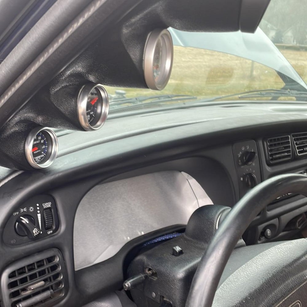LRB Aluminum Gauge Panel for 98-02 Dodge Ram 5.9L Cummins