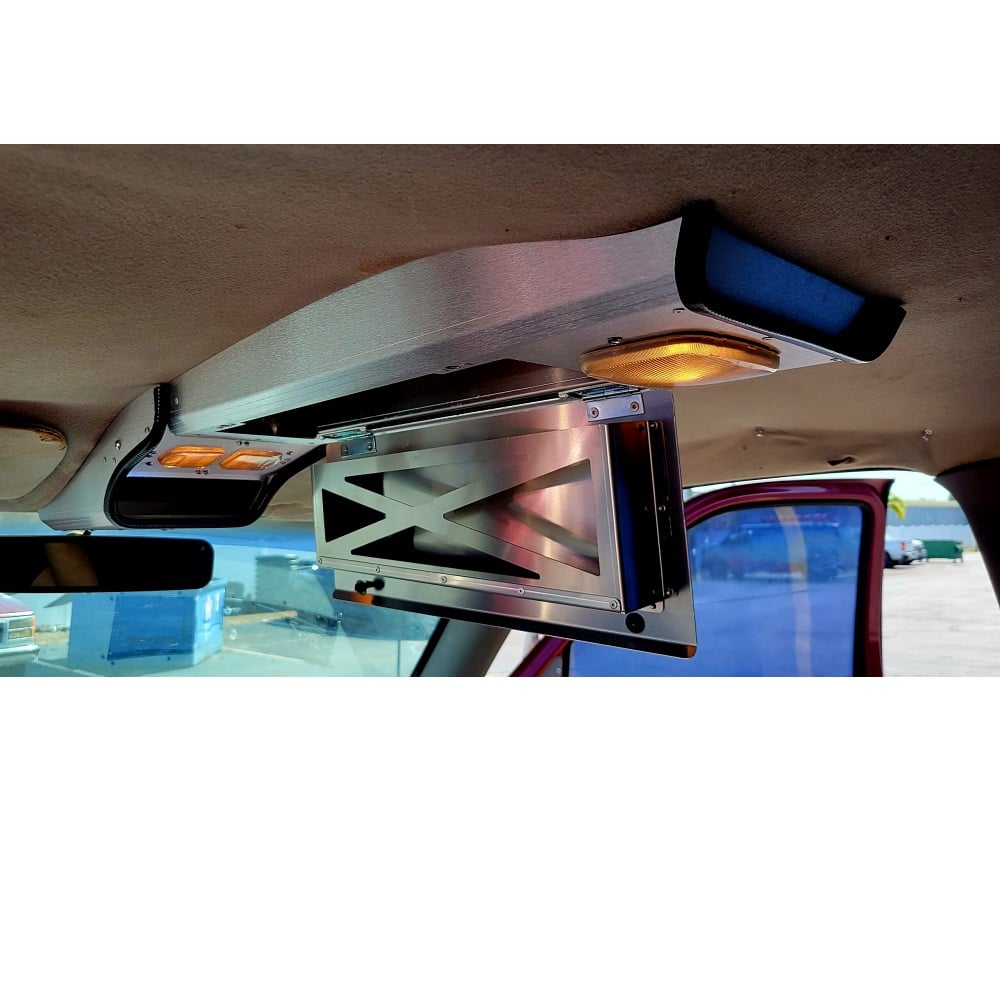 LRB Aluminum Overhead Extended Console for 94-97 Dodge Ram 5.9L Cummins