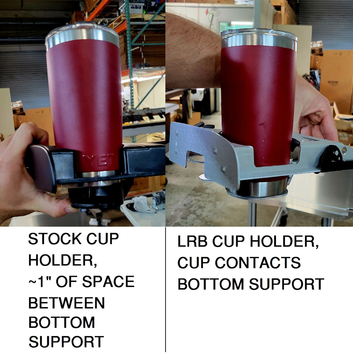 LRB Aluminum Cup Holder for 94-97 Dodge Ram 5.9L Cummins
