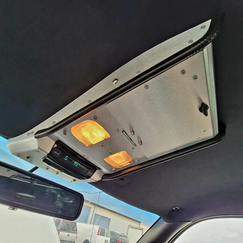 LRB Aluminum Overhead Stock Console for 98-02 Dodge Ram 5.9L Cummins