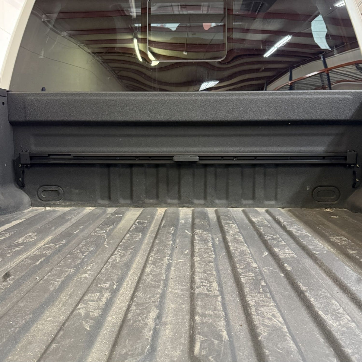 Black Integral Bulkhead Rail for 2017-2026 Ford F-250, F-350, and F-450 Super Duty trucks