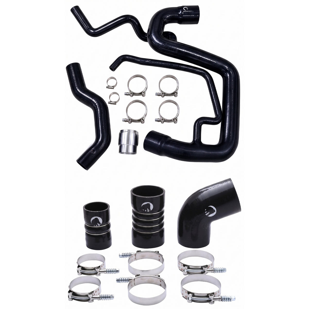 Mammoth Performance HD Intercooler And Coolant Hose Kit 06-10 GM 6.6L Duramax LLY/LBZ/LMM