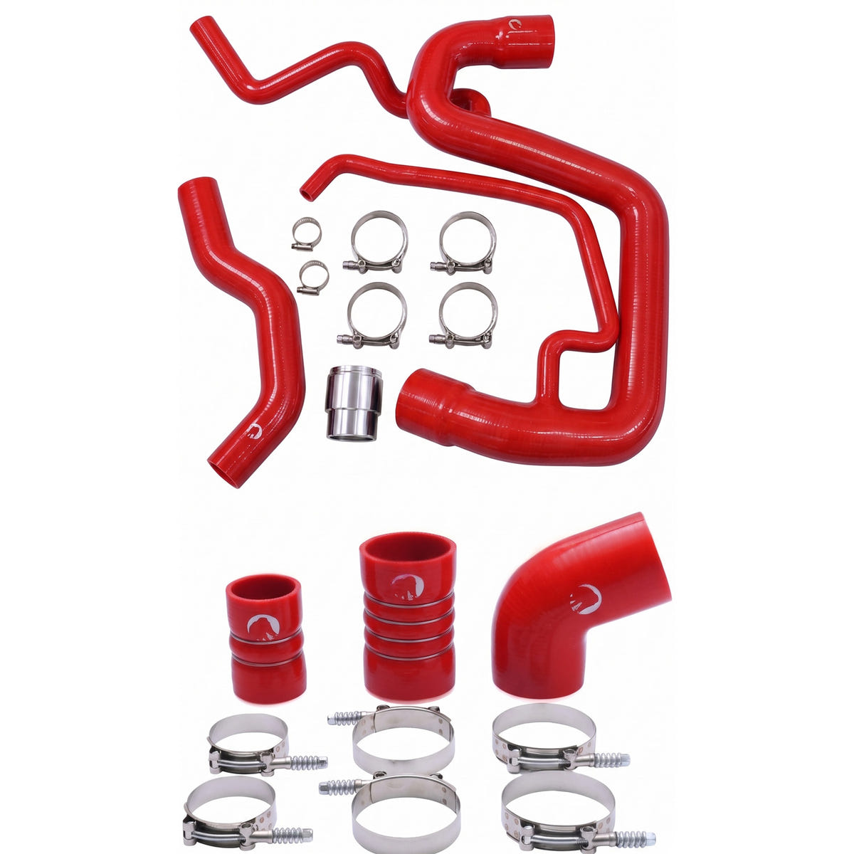 Mammoth Performance HD Intercooler And Coolant Hose Kit 06-10 GM 6.6L Duramax LLY/LBZ/LMM
