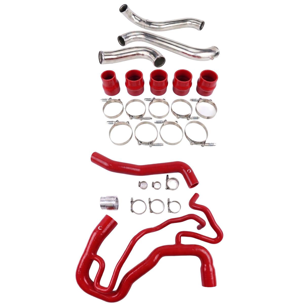 HD Intercooler And Coolant Hose Kit 11-16 GM 6.6L Duramax LML