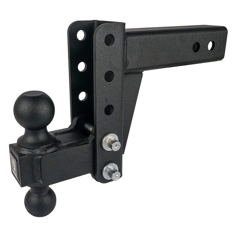 Bulletproof Hitch 2.5" Shank Medium Duty 4" Drop and Rise Hitch