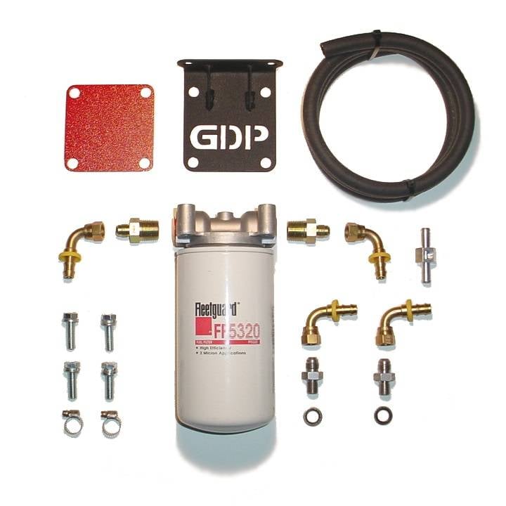 GDP MK-2 Micro-Kleen System + Big Line Combo for 03-07 Dodge 5.9L Cummins without engine mounted APPS