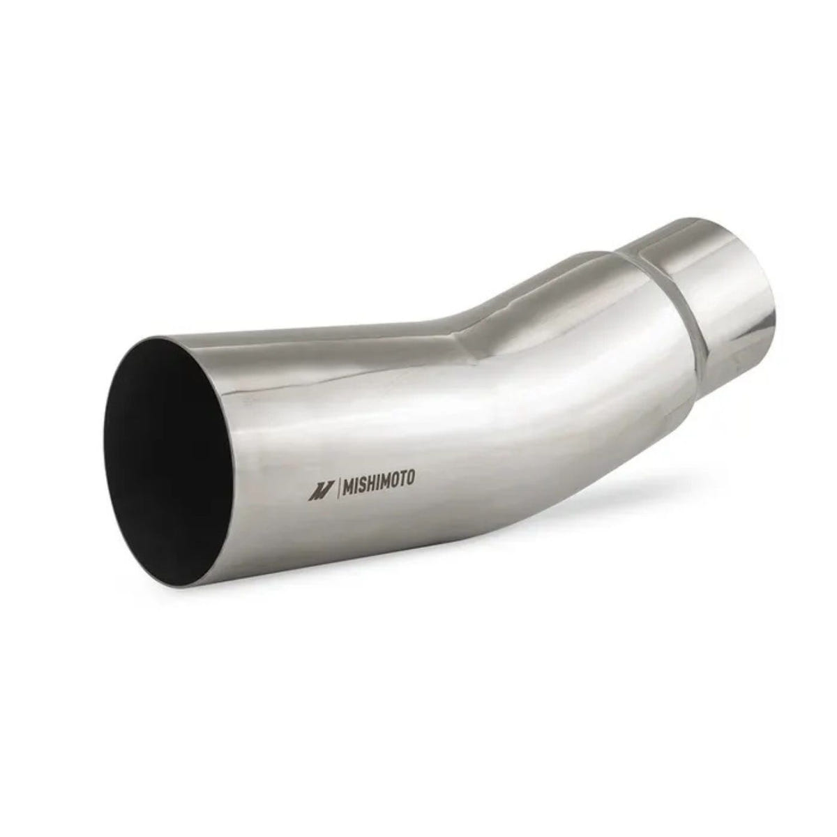 Mishimoto diesel exhaust tip turndown 5in inlet 6in outlet stainless steel fitment truck