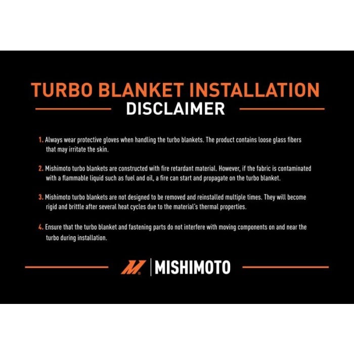 Mishimoto Titanium Turbo Blanket for 03-07 Ford 6.0L Powerstroke