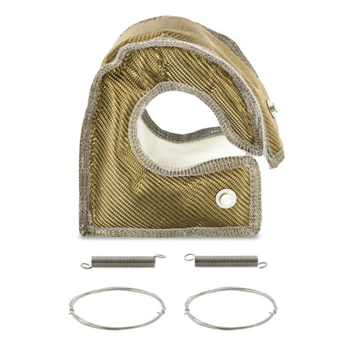 Mishimoto titanium turbo blanket Dodge Ram 5.9L Cummins 1996-2002 stock turbo installed