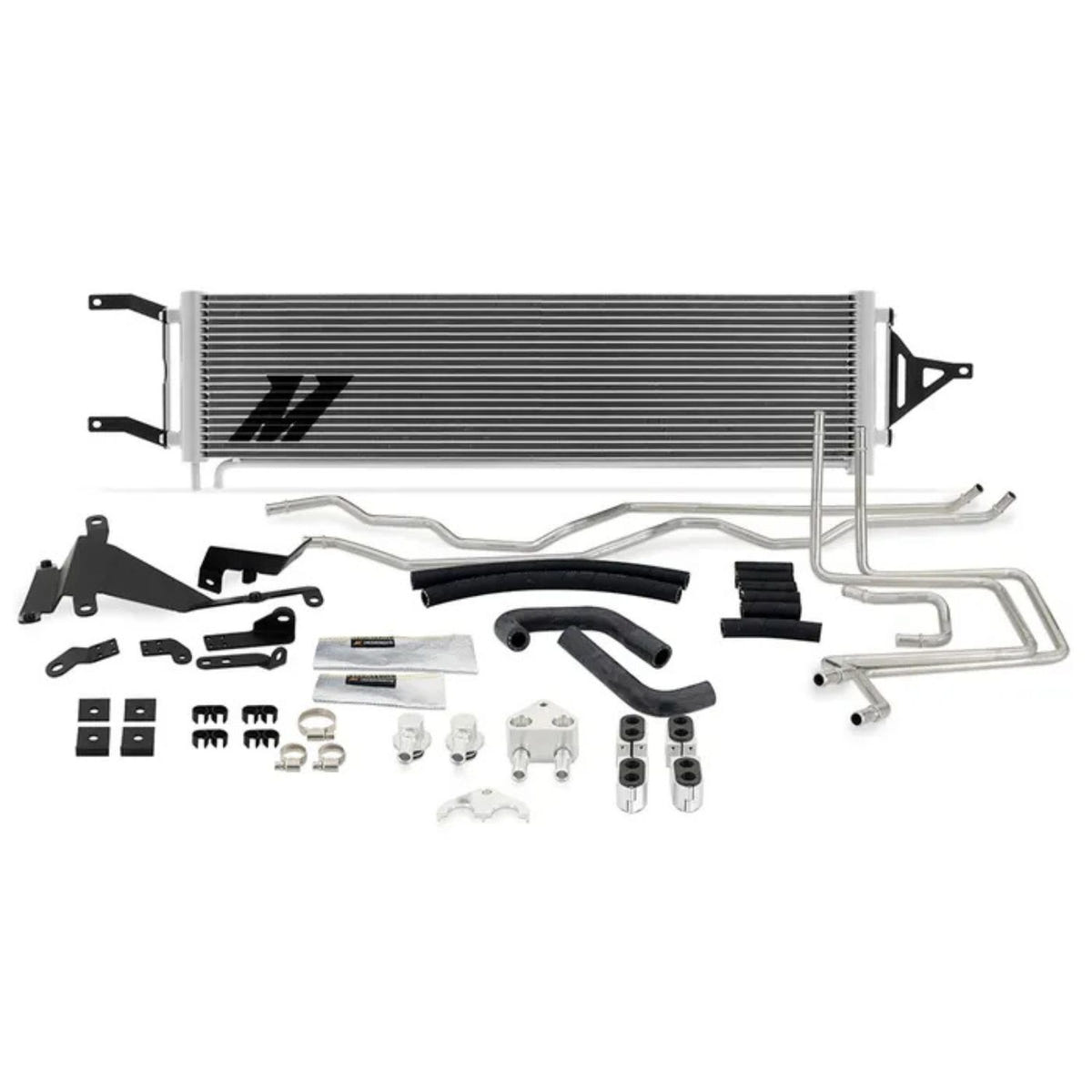 Mishimoto transmission cooler Ford 6.7L Powerstroke 2020-2022 direct fit silver