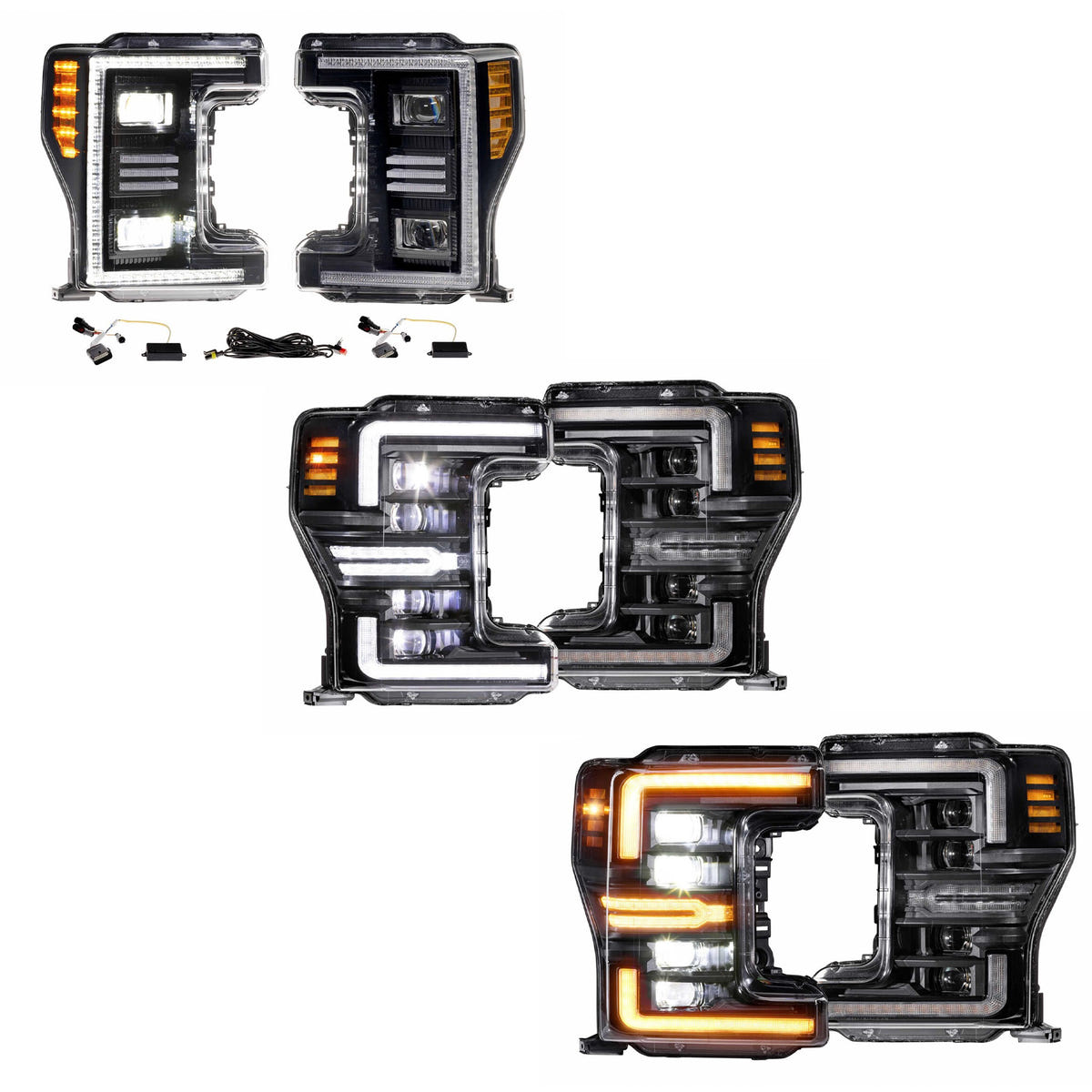 Morimoto XB LED Headlights for 17-19 Ford 6.7L Powerstroke
