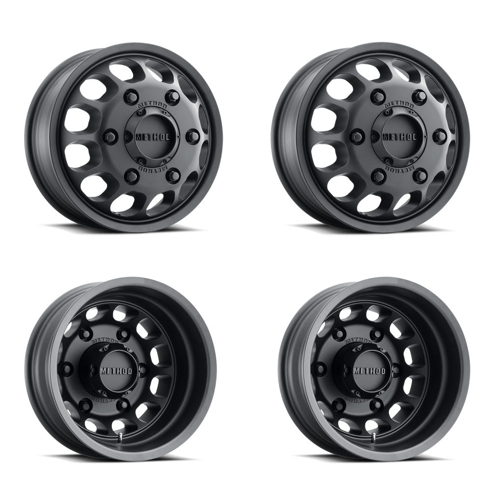 Method Race Wheels | 16" Sprinter Dually Wheel Set | Matte Black