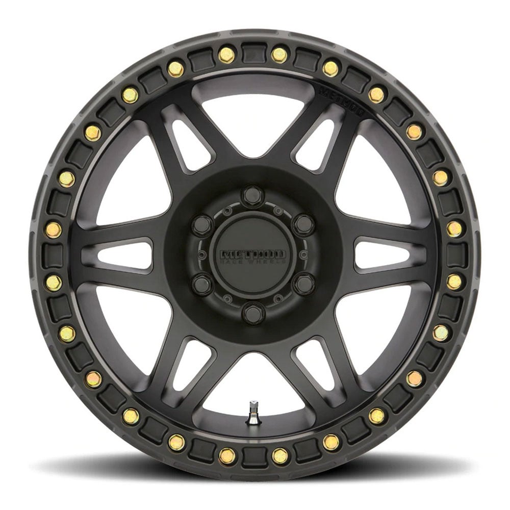 Method Race Wheels 106 17" Beadlock Wheel Matte Black Machined Bronze