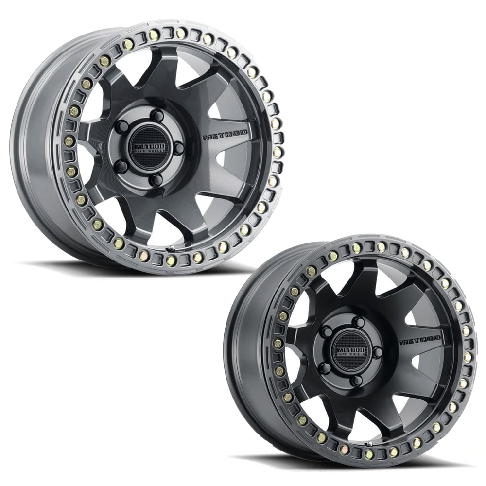 Method Race Wheels 108 | 17" Beadlock | Matte Black Titanium