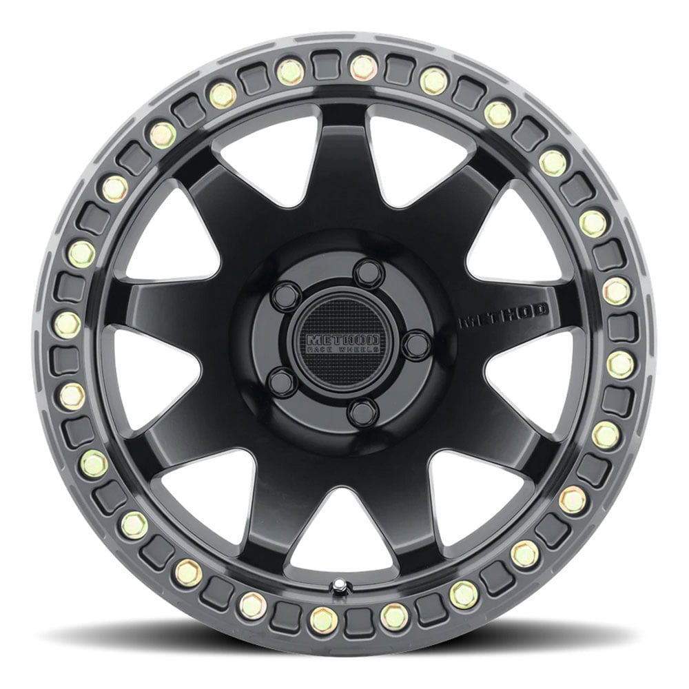 Method Race Wheels 108 | 17" Beadlock | Matte Black Titanium